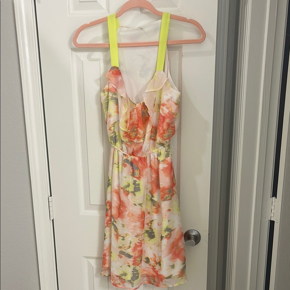 Studio Y Orange Sundress Sleeveless Mini